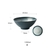 Tigela de cerâmica estilo japonês Ramen Bowl Fancity - comprar online