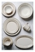 Conjunto para mesa de jantar cerâmica relevo nórdico - Casa Vick - Utensílios domésticos 