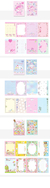 Caderno com adesivos para meninas - Hello Kitty, Cinnamoroll, My M - comprar online