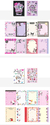 Caderno com adesivos para meninas - Hello Kitty, Cinnamoroll, My M na internet