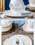 Louça de luxo Louça completa de pratos de barro e pratos - Casa Vick - Utensílios domésticos 