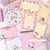Caderno com adesivos para meninas - Hello Kitty, Cinnamoroll, My M na internet