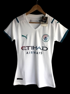 Manchester City 21/22 Feminina Branca