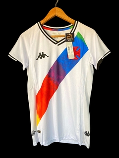 Camisa Vasco Feminina Branca- LGBT