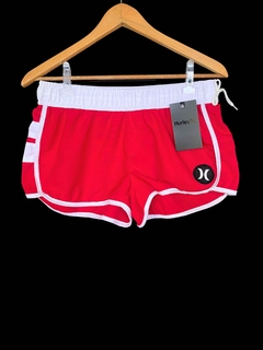 Shortinho Hurley RED/ WHITE