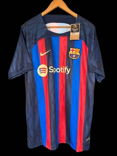 Barcelona Home Azul e Vermelho- 22/23