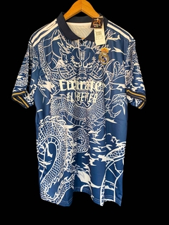 Real Madrid Gola Polo Dragão AZUL- 23/24