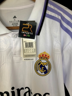 Real Madrid Branca 22/23 MANGA LONGA - loja online