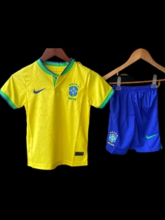 Conjunto Infantil Brasil Amarelo