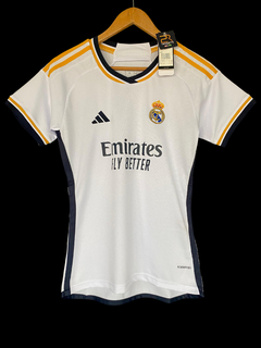 Real Madrid Feminino Home Branca-23/24