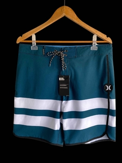 Hurley Phantom - Verde Marinho Listra Dupla