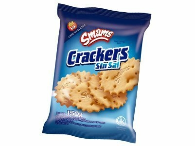 Crackers sin sal SMAMS - 150 gr.