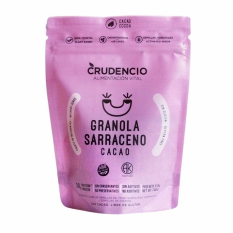 Granola de sarraceno y cacao CRUDENCIO - 210 gr.