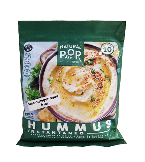 Hummus instantáneo NATURAL POP - 100gr