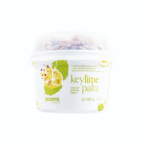 Yogurt a base de coco key lime palta con granola QUIMYA - 150gr