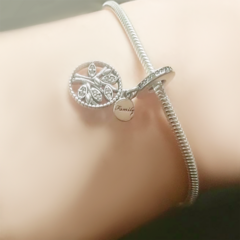 Berloque para bracelete feito em prata com Árvore da Vida - comprar online