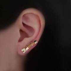 Brinco Ear Cuff Borboleta feito com Ouro 18K - comprar online