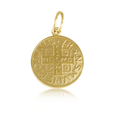 Medalha de São Bento feita com Ouro 18K - comprar online
