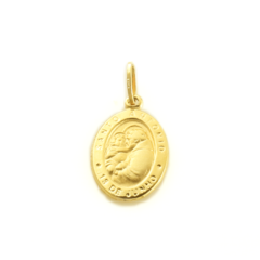 Medalha Santo Antônio feita com Ouro 18K