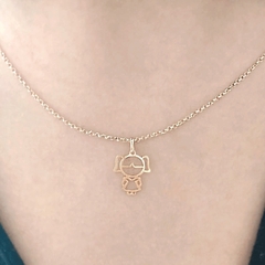 Pingente Boneca em Ouro 18K - comprar online