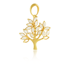 Pingente Árvore da Vida feita com Ouro 18K