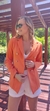 Blazer Alfaiataria - Laranja - loja online