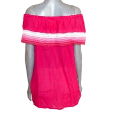 Blusa Campesina Fucsia (Talla S-M) en internet