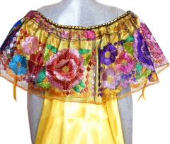 Blusa De Chiapaneca Amarilla #004 en internet