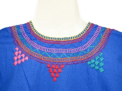 Blusa Mod024 Azul Rey/Multicolor (XL) - tienda en línea