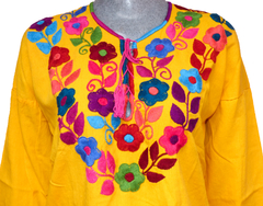 Blusa Mod041 Amarilla/Multicolor (L) - comprar en línea