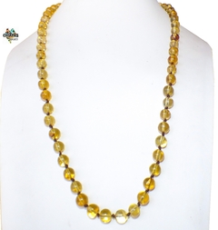Collar con Esferas de Ámbar & Nuditos 60 CM (6.5 - 7.5 MM) en internet