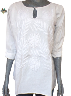 Blusa Consuelo Blanca/Blanco #017 (L) - comprar en línea