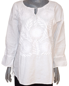 Blusa Consuelo Blanca/Blanco #011 (L)