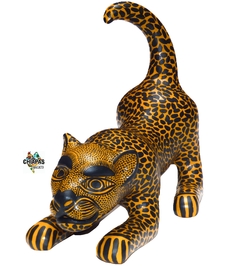 Jaguar de Barro Mantequilla (24 CM)