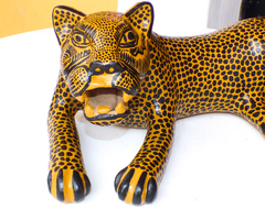 Jaguar de Barro Mantequilla (40 CM) - comprar en línea