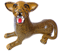 Jaguar de Barro Mantequilla (41 CM)