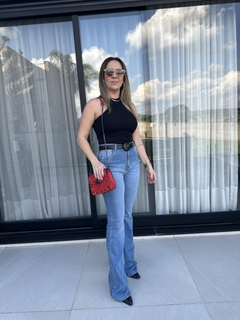 Jeans Flare - Cabide Rosa Brasil