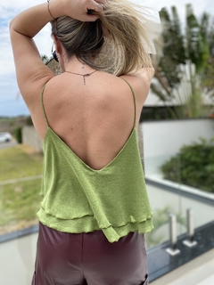 Blusa Arezzo Verde Comprar em Cabide Rosa Brasil