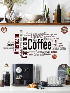 Wallsticker Autoadhesivo Vinilo Muresco Coffee en internet