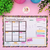 Bloco Planner de mesa floral - Win paper