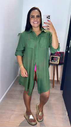 CAMISA MALDIVAS VERDE MILITAR - comprar online