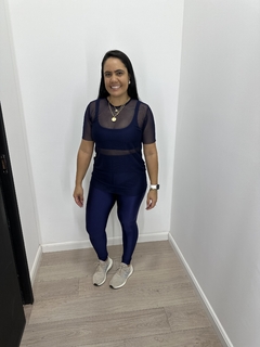 BLUSA TULE MARINHO - Nathália Ramos Store