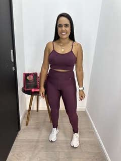 LEGGING SUPLEX ROXO AÇAÍ - comprar online