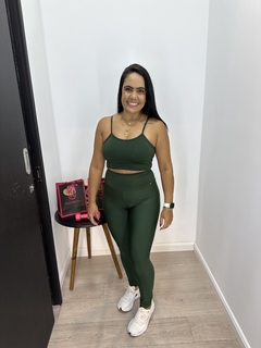 LEGGING SUPLEX VERDE MILITAR na internet