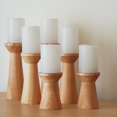 Candelabro madera