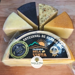 Queijo Artesanal Premiado de Alagoa MG -4 Sabores - 500g -Serra da Mantiqueira -Fazenda Bela Vista - (Parmesão) - comprar online