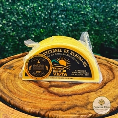 Queijo Artesanal de Alagoa MG -Tradicional -500g -Fazenda Bela Vista - Medalha de Ouro na França 2021 - (Parmesão)