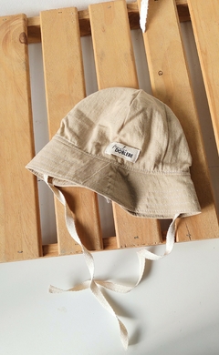 GORRO CAPELINA LISO BEIGE