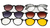 Óculos Clipon 5x1 - Redondo Bold - Shield Wall