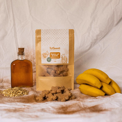 Biscoito natural de Banana, Mel e Canela | Com óleo de coco e aveia - 120gr - comprar online